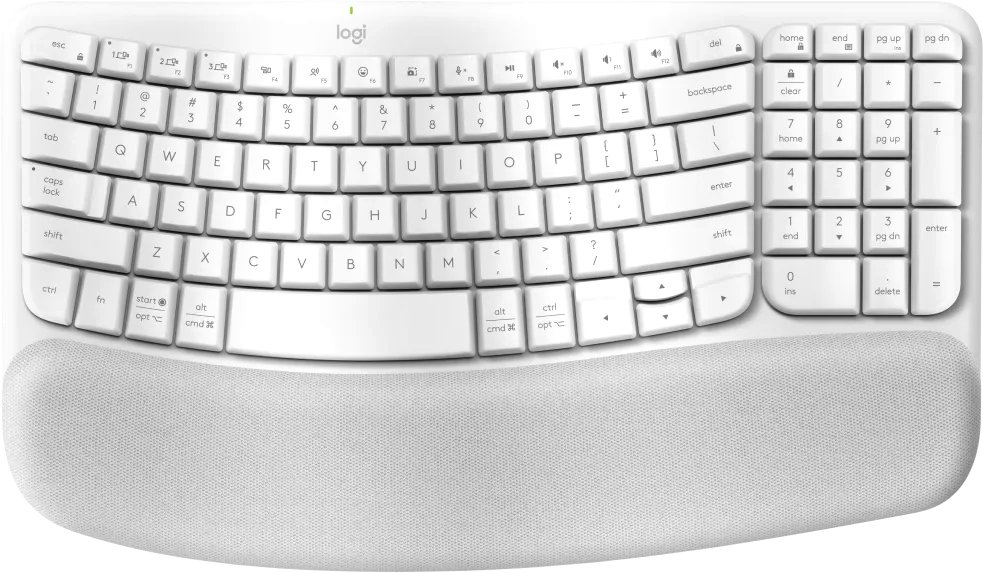 

Клавиатура Logitech Wave Keys 920-012281 (белый, нет кириллицы)