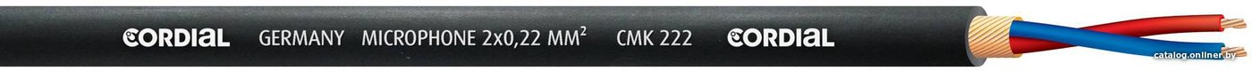 Кабель Cordial CMK 222 (3м, черный)