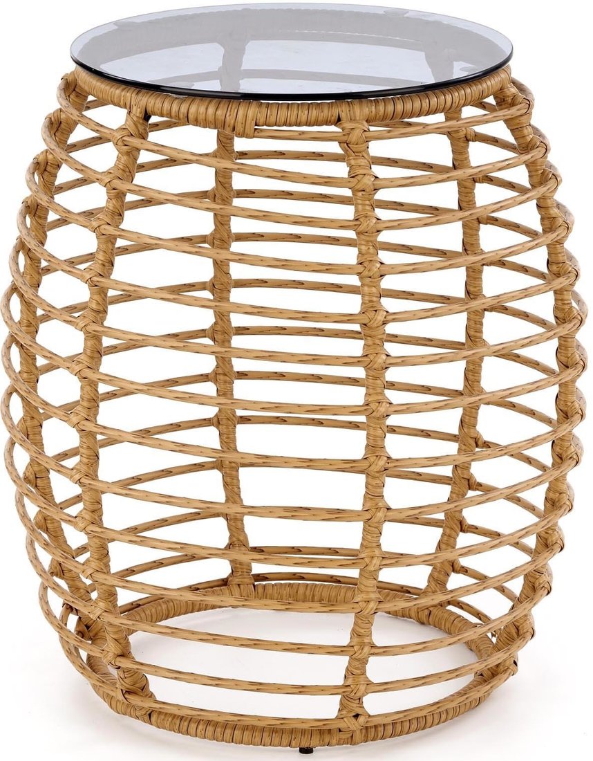 

Журнальный столик Halmar Barrel 48x56 (натуральный/черный)