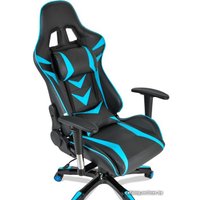 Игровое (геймерское) кресло Calviano Mustang SA-R-2 (черный/голубой)