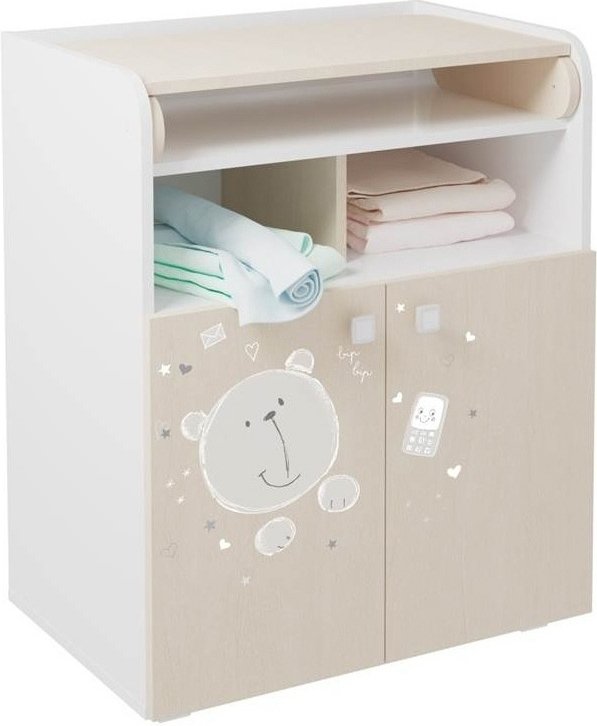 

Детский комод Polini Kids French 1270, Teddy (белый/дуб пастельный)