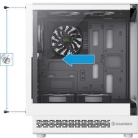 Корпус GameMax Vista COC WH (белый)