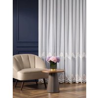 Тюль Arya Melani 300x250 8001885869784 (белый/розовый)