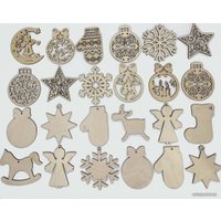 Елочная игрушка Woody KR24 (24 шт)