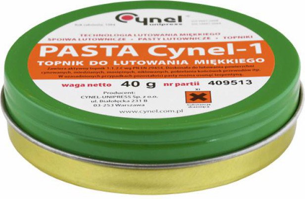 

Паста для лужения Cynel Pasta Cynel-1 409513 (40 г)