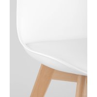 Стул Stool Group Frankfurt New Y863 (белый/деревянные ножки)