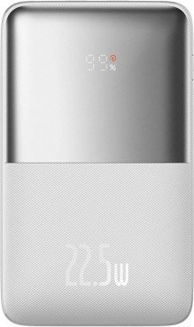 Внешний аккумулятор Baseus Bipow Pro Digital Display Fast Charge Power Bank 20000mAh (белый)