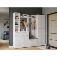 Стенка Мебель-АРС Калифорния мПря1-1 (белый)