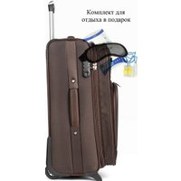 Чемодан 4 ROADS 6161-L 75 см (кофейный)