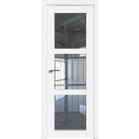 Межкомнатная дверь ProfilDoors 2.13U L 40x200 (аляска, стекло прозрачное)