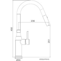 Смеситель Gappo G4398-45