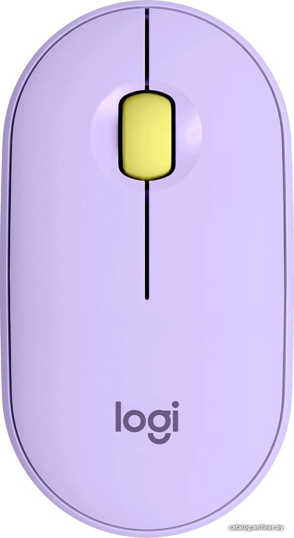 Мышь Logitech M350 Pebble (лавандовый)