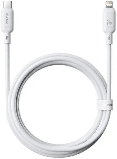 Кабель Baseus Silky Series Fast Charging Cable USB Type-C - Lightning (2 м, белый)