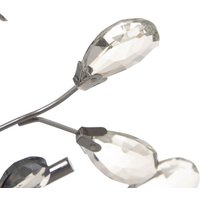 Припотолочная люстра BayerLux Цветы 10777419 (хром)