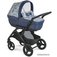 Универсальная коляска CAM Tris Smart (3 в 1, натурально синий)