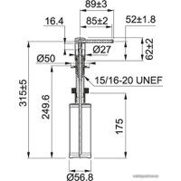 Дозатор для жидкого мыла Franke Comfort 112.0652.763 (черный матовый)