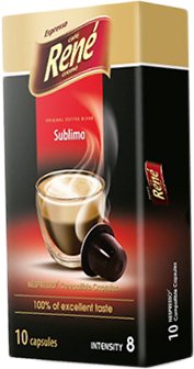 

Кофе в капсулах Rene Nespresso Sublimo 10 шт