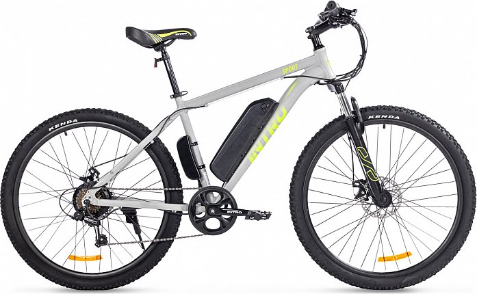 

Электровелосипед INTRO Sport 27.5 2024 (серый/зеленый)