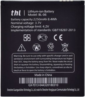 Аккумулятор для телефона ThL T6