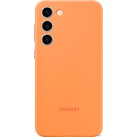 Чехол для телефона Samsung Silicone Case S23+ (оранжевый)