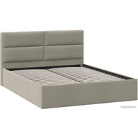 Кровать Трия Глосс универсальный тип 1 160x200 (велюр мокко темный)