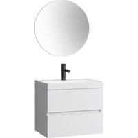  Belux Тумба под умывальник Тоскана НП 60-02 (1, белый глянцевый)