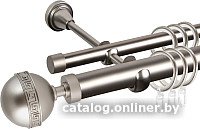 

Карниз для штор АС ФОРОС Grace D25Г/16Г + наконечники Таврика (1.8м, сатин)