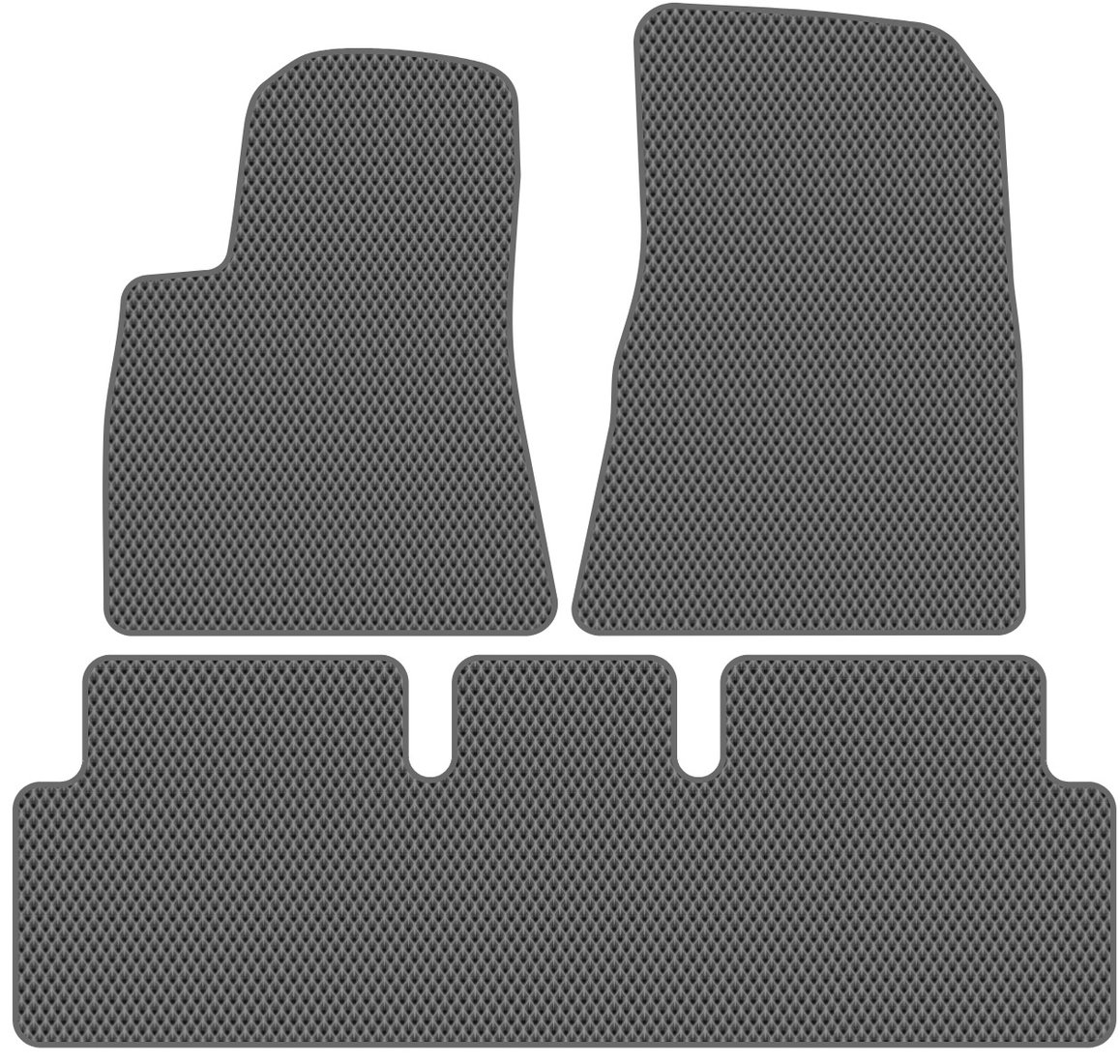 

Комплект ковриков для авто Alicosta Tesla Model 3 (седан) 2017 - Н.В. (серый, ромб)