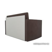 Диван Мебель-АРС Санта №2 (велюр молочный шоколад НВ-178 13)