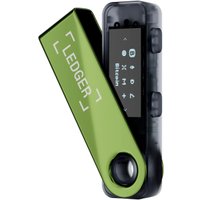 Аппаратный криптокошелек Ledger Nano S Plus (черный/зеленый)