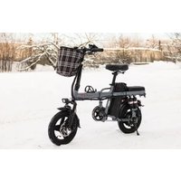 Электровелосипед AVM City Mini (серый)