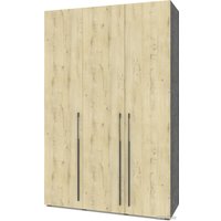 Шкаф распашной Modern Стоун С31 (камень темный/ирландский дуб)