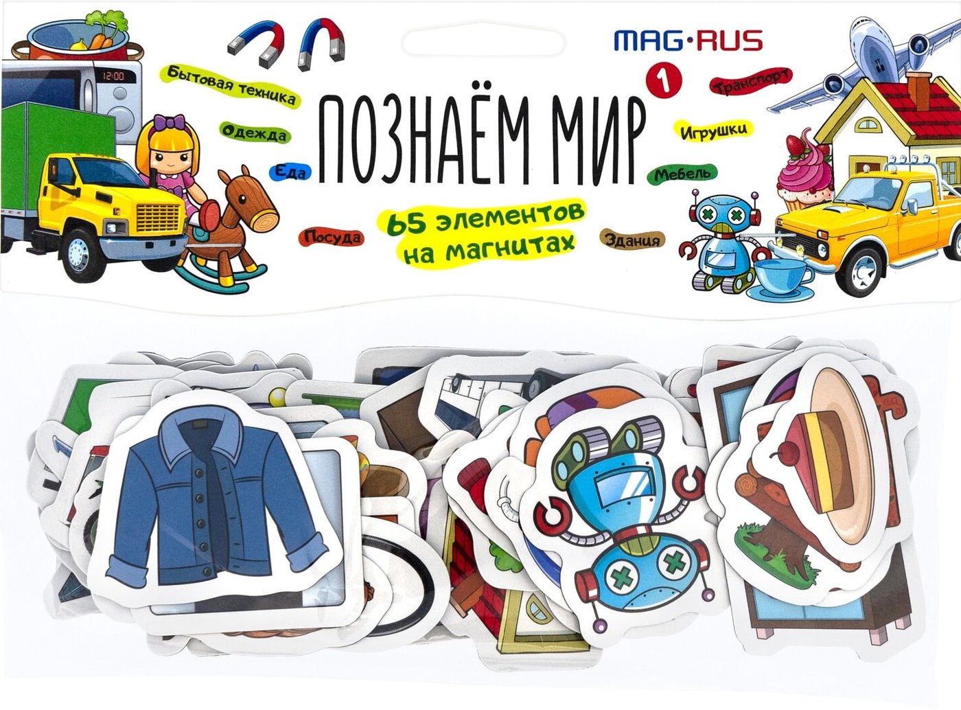 

Развивающая игра Анданте Mag-Rus Познаем мир 1 NF1057