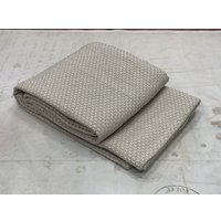 Плед Vladi Валенсия Boucle Reps 200x220 50201 (белый/песочный)