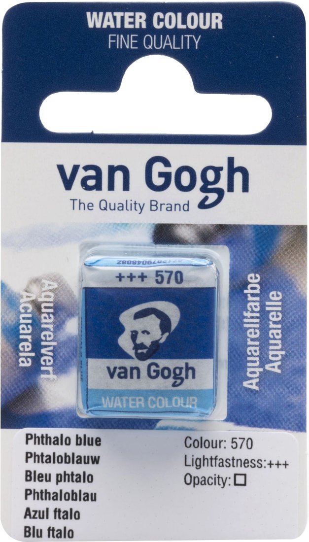 

Акварельная краска Van Gogh 570 20865701 (синий ФЦ, кювета)