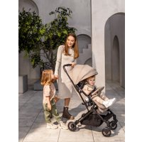 Коляска прогулочная «книга» Amarobaby Voyager (коричневый)