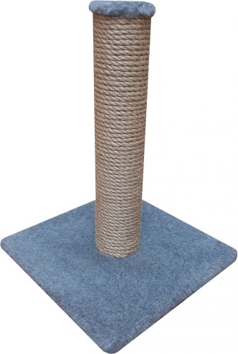Когтеточка Bast Столбик 40 (джут, серый)