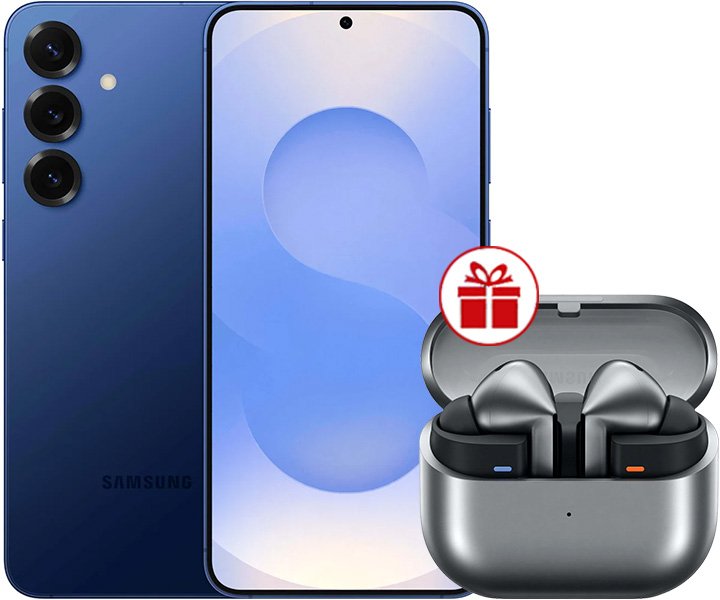 

Телефон Samsung Galaxy S25+ SM-S936B 12GB/512GB (синий) и наушники Samsung Galaxy Buds 3 Pro по акции