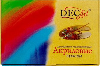 Акриловые краски DecArt 24-6.40-50 (6 цв)