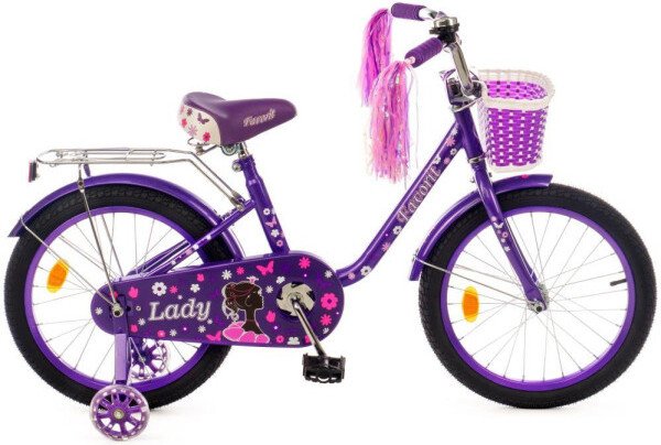 

Детский велосипед Favorit Lady LAD-16PR (фиолетовый)