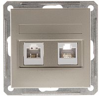 

Розетка компьютерная Systeme Electric W59 RSI-251TK5E-4-86