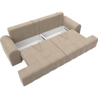 Диван Лига диванов Лига-080 131114 (велюр Seven 729 бежевый)