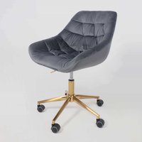 Офисное кресло AksHome Bali (темно-серый/золото)