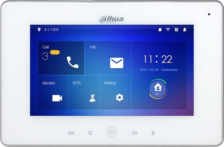 

Монитор Dahua DHI-VTH5221DW-S2