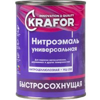 Эмаль Krafor НЦ-132 0.7 кг (зеленый)