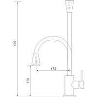 Смеситель Gross Aqua Neosteel 3241609SSB