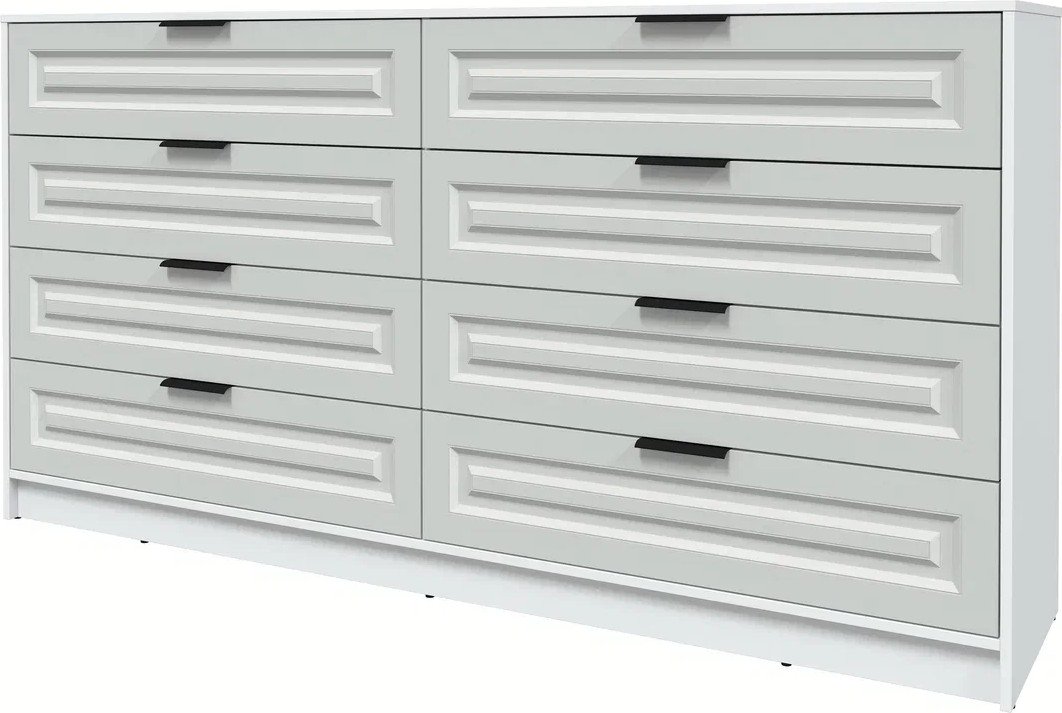 

Комод Интерлиния Концепт КТ-К197 Деко (белый платинум/грей)