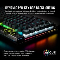 Клавиатура Corsair K100 RGB (черный, Cherry MX Speed, нет кириллицы)