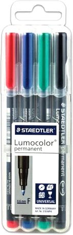 Набор маркеров Staedtler Люмоколор F 318 WP4
