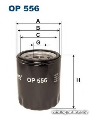 Масляный фильтр Filtron OP556